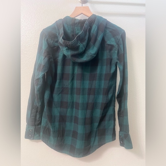 TNA Aritzia Flannel Boyfriend Shirt Size XS - Picture 4 of 7